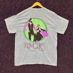 Fleetwood Mac Rumours Album Cover Soft Rock Band T-Shirt L